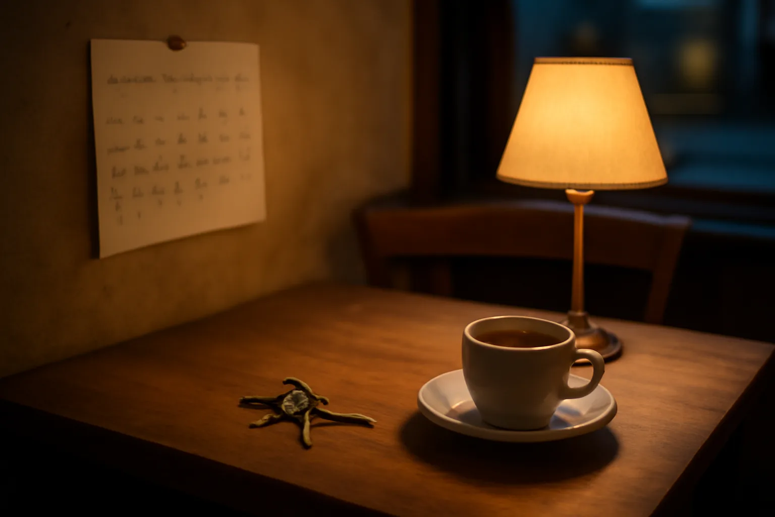 Restaurant office desk with a wall calendar marking an upcoming renewal deadline