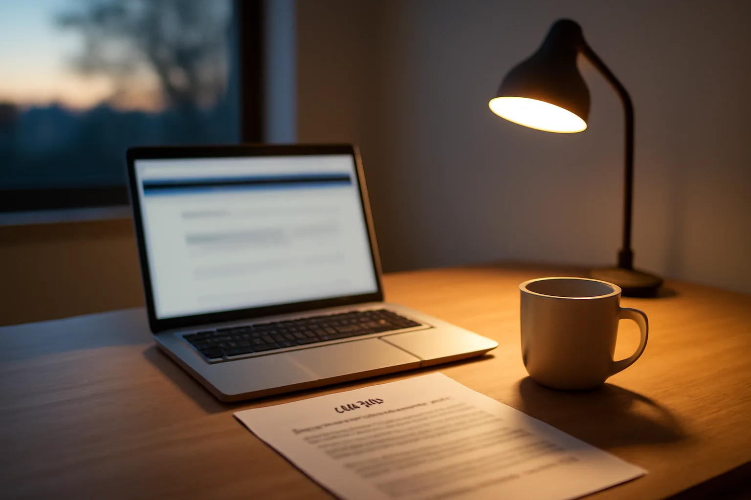 Desk scene representing research into Missouri bar attorney search and liquor licensing steps